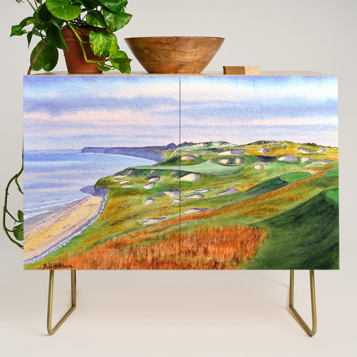 Whistling Straits Golf Course WI Hole 3 Credenza Gallery Image 1