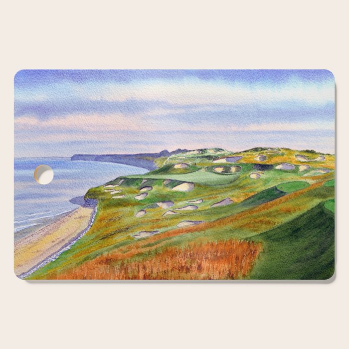 Whistling Straits Golf Course WI Hole 3 Cutting Board Gallery Image 1