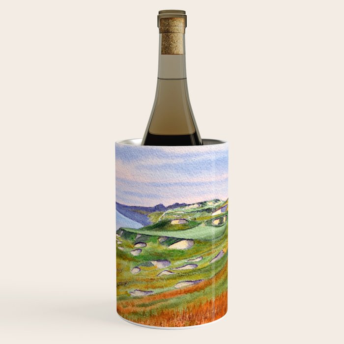 Whistling Straits Golf Course WI Hole 3 Wine Chiller Gallery Image 1