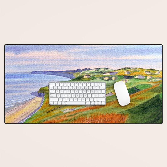 Whistling Straits Golf Course WI Hole 3 Desk Mat Gallery Image 1