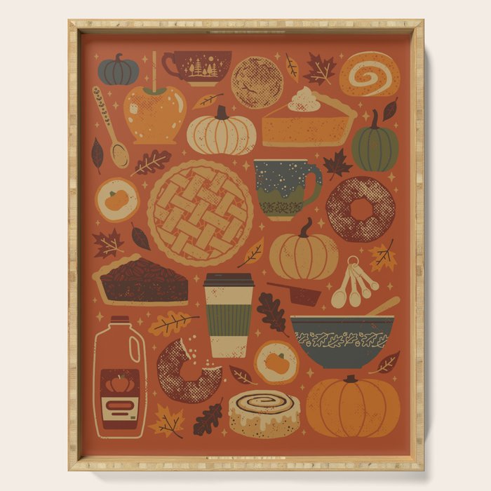 Pumpkin Spice Serving Tray Gallery Image 1