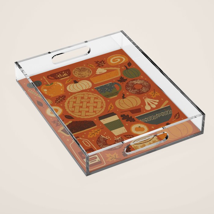 Pumpkin Spice Acrylic Tray Gallery Image 1