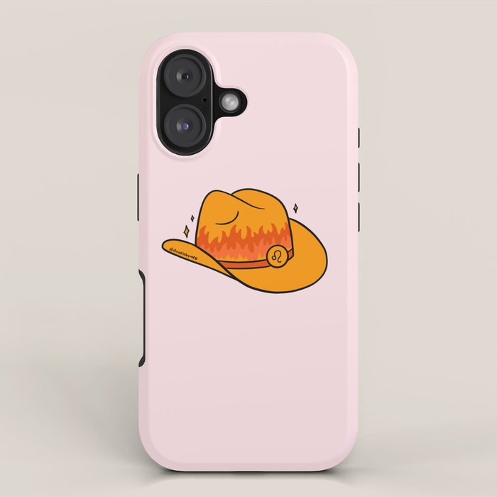 Leo Cowboy Hat iPhone Case Gallery Image 1