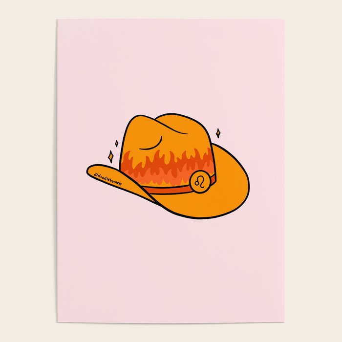 Leo Cowboy Hat Poster Gallery Image 4