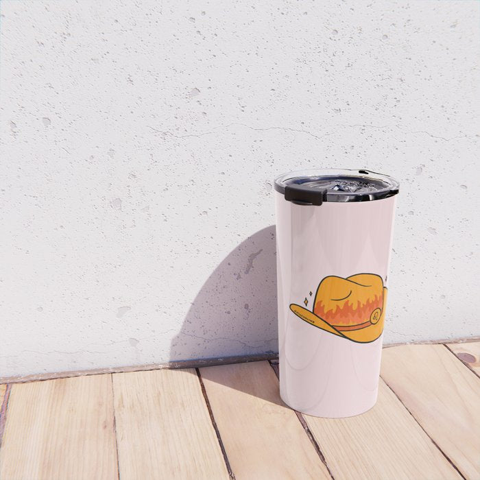 Leo Cowboy Hat Travel Mug Gallery Image 4