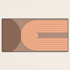 Abstraction_Balance_Round_Bohemian_Shape_Minimalism_001 Desk Mat Gallery Image 3