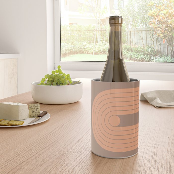 Abstraction_Balance_Round_Bohemian_Shape_Minimalism_001 Wine Chiller Gallery Image 4