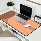 Abstraction_Balance_Round_Bohemian_Shape_Minimalism_001 Desk Mat Gallery Image 2