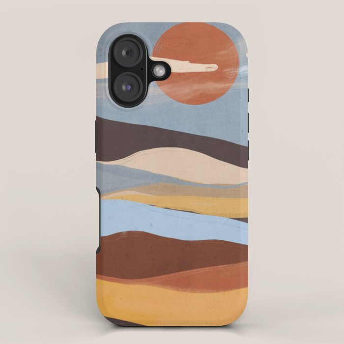 Abstract Art Landscape 63 iPhone Case Gallery Image 1