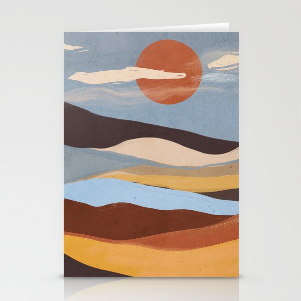Abstract Art Landscape 63 Stationery Card Gallery Image 2