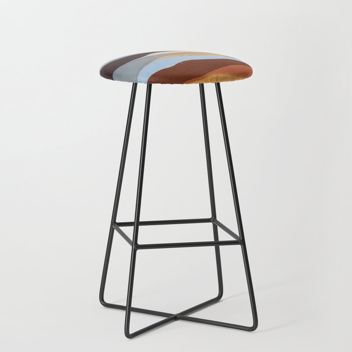 Abstract Art Landscape 63 Stool Gallery Image 1