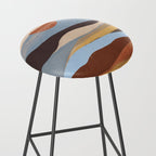 Abstract Art Landscape 63 Stool Gallery Image 2