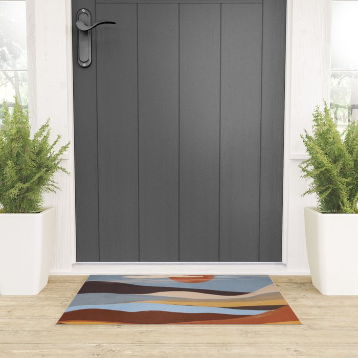 Abstract Art Landscape 63 Welcome Mat Gallery Image 3
