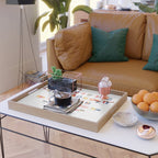 Maritime Nautical Signal Flags Chart - White Serving Tray Gallery Image 2