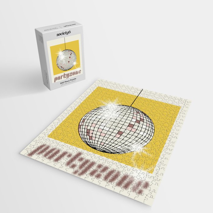Celebrate the 80s Partyzone yellow Jigsaw Puzzle Gallery Image 2