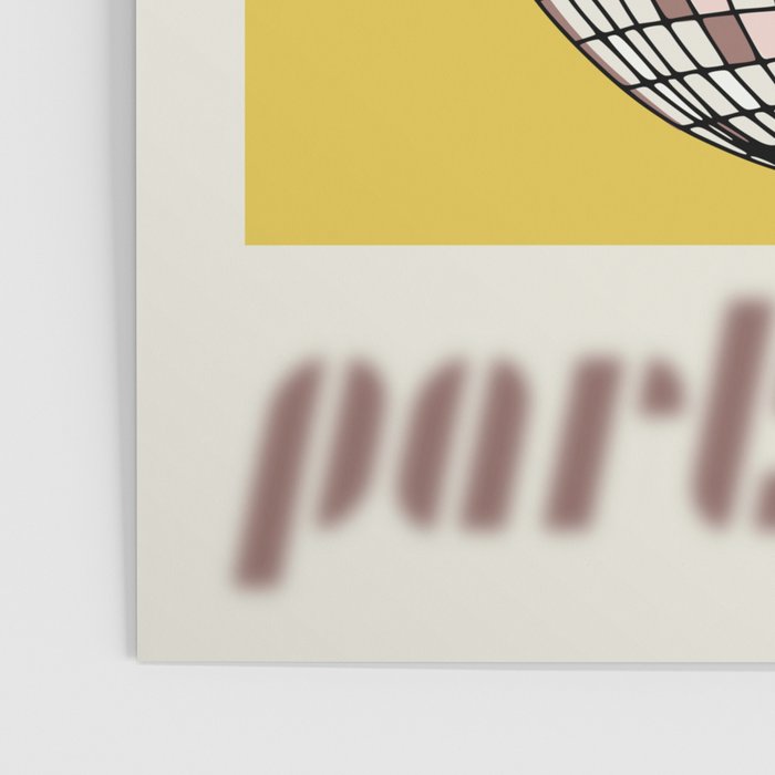 Celebrate the 80s Partyzone yellow Poster Gallery Image 3