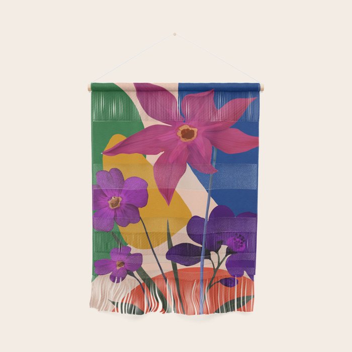 Colorful Bloomscape 1 Wall Hanging Gallery Image 1
