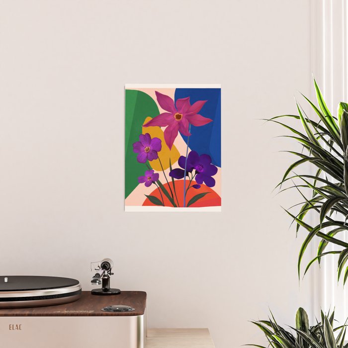 Colorful Bloomscape 1 Poster Gallery Image 2