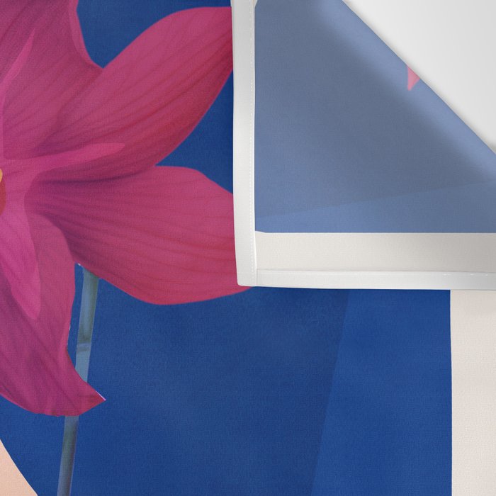 Colorful Bloomscape 1 Wall Tapestry Gallery Image 3