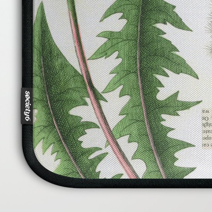 Botanical Series: Yellow Dandelion Laptop Sleeve Gallery Image 3