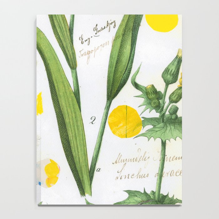 Botanical Series: Yellow Dandelion Notebook Gallery Image 4