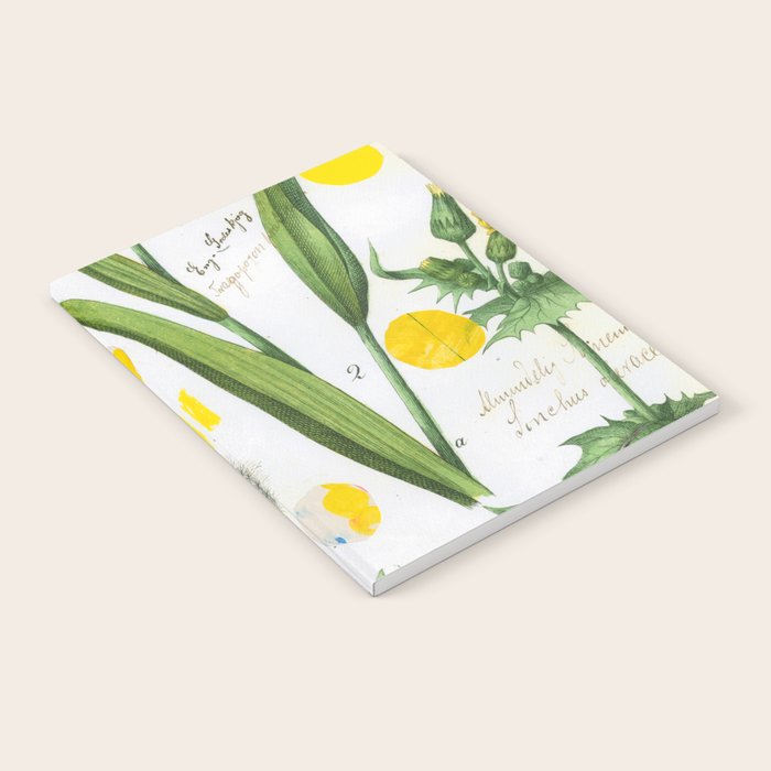 Botanical Series: Yellow Dandelion Notebook Gallery Image 1