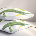 Botanical Series: Yellow Dandelion Pillow Sham Gallery Image 3