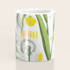 Botanical Series: Yellow Dandelion Coffee Mug Gallery Image 4