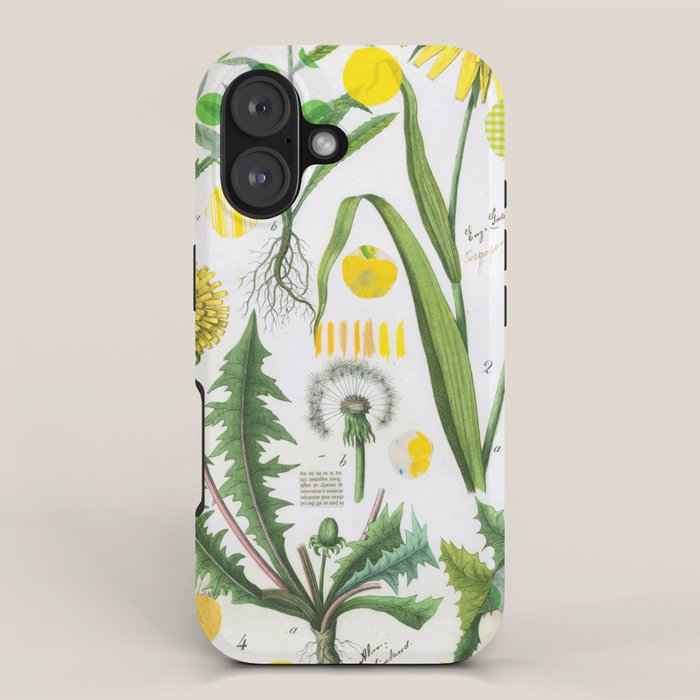 Botanical Series: Yellow Dandelion iPhone Case Gallery Image 1