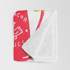 Vietnamese Pho Soup Sriracha Throw Blanket Gallery Image 3