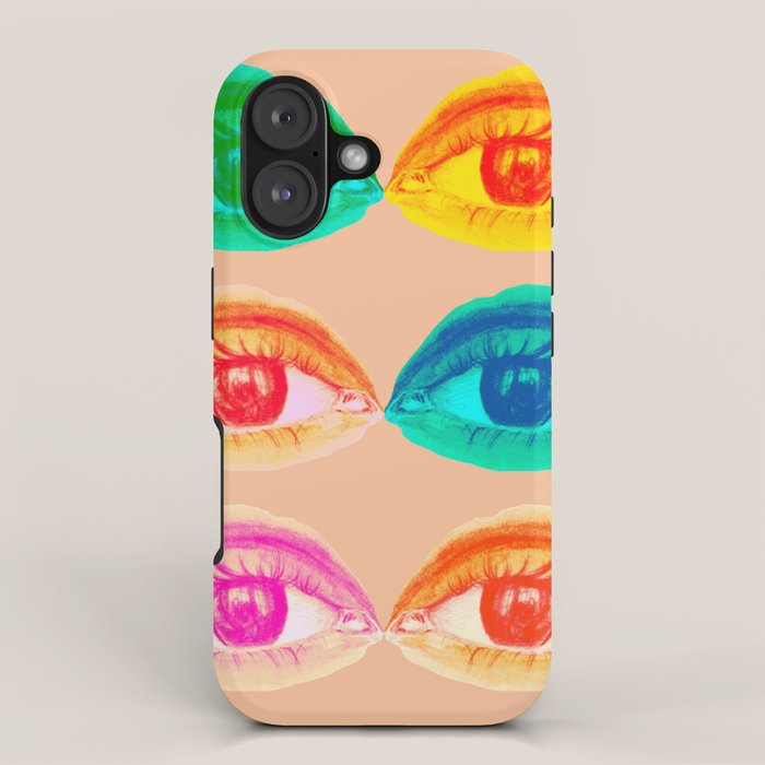 Mystic Colored Eye Pattern  iPhone Case Gallery Image 1