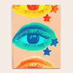 Mystic Colored Eye Pattern  Notebook Gallery Image 4