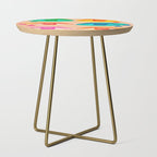 Mystic Colored Eye Pattern  Side Table Gallery Image 1