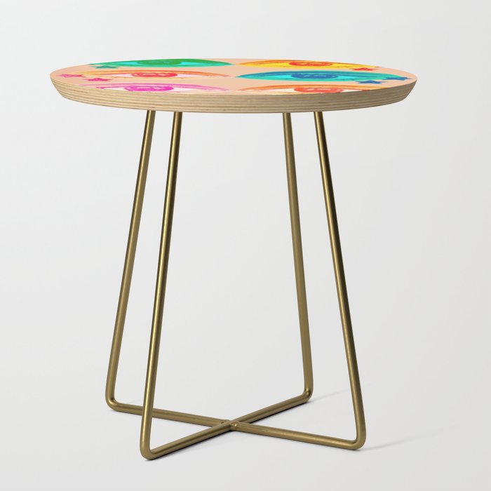 Mystic Colored Eye Pattern  Side Table Gallery Image 1