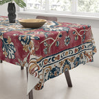 Casbah Crimson Crest Tablecloth Gallery Image 3