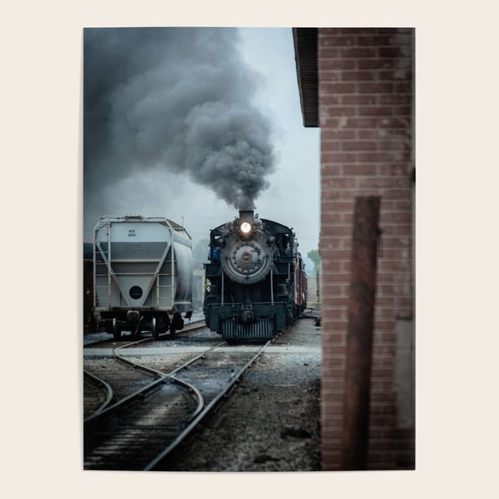 Strasburg Railroad Steam Engine #90 Vintage Train Locomotive Pennsylvania Poster Gallery Image 4