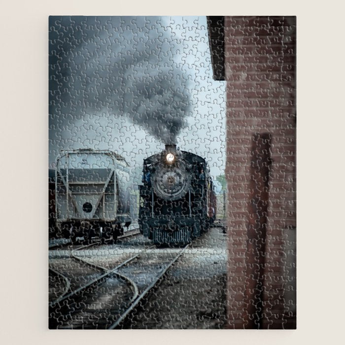 Strasburg Railroad Steam Engine #90 Vintage Train Locomotive Pennsylvania Jigsaw Puzzle Gallery Image 1