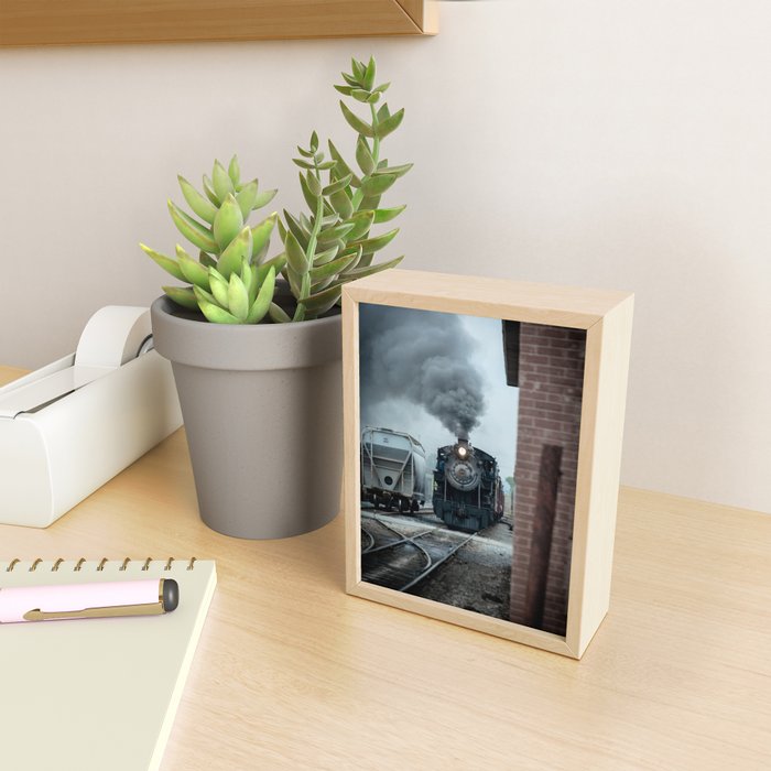 Strasburg Railroad Steam Engine #90 Vintage Train Locomotive Pennsylvania Mini Art Print Gallery Image 2