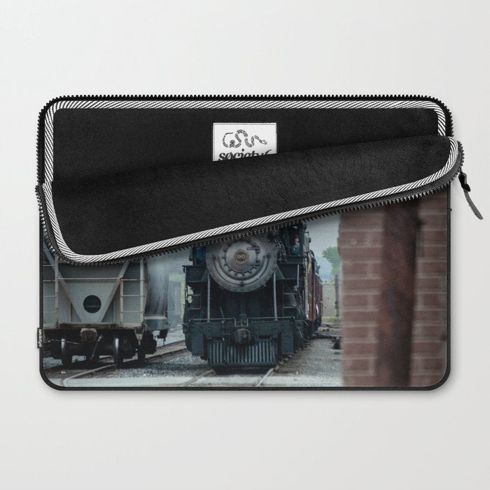 Strasburg Railroad Steam Engine #90 Vintage Train Locomotive Pennsylvania Laptop Sleeve Gallery Image 2