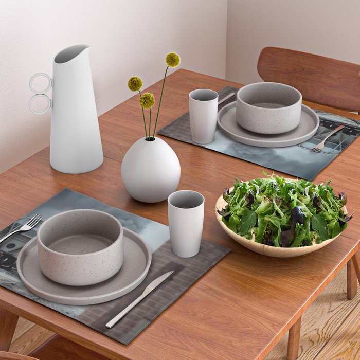 Strasburg Railroad Steam Engine #90 Vintage Train Locomotive Pennsylvania Placemat Gallery Image 2