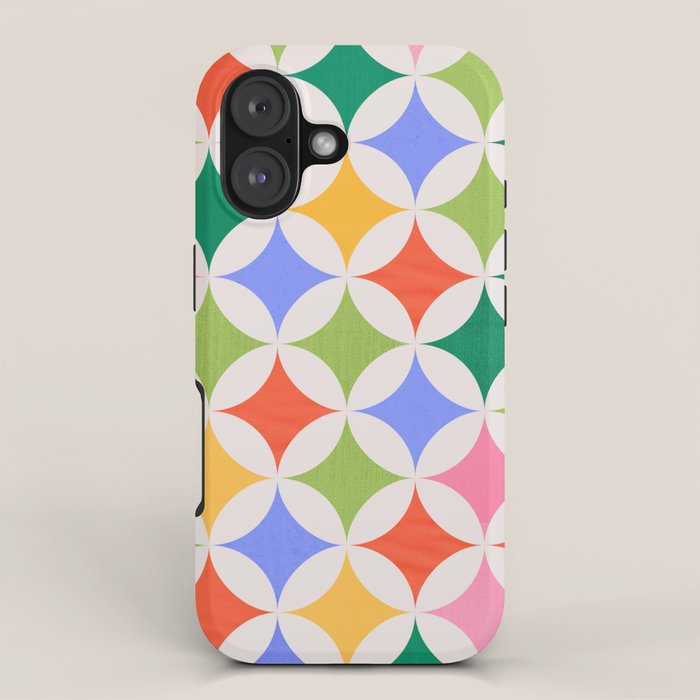 Festive Geometry Pattern iPhone Case Gallery Image 1