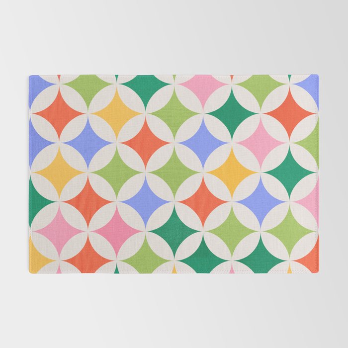 Festive Geometry Pattern Rug Gallery Image 2