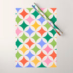 Festive Geometry Pattern Wrapping Paper Gallery Image 1
