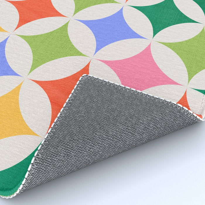 Festive Geometry Pattern Rug Gallery Image 4
