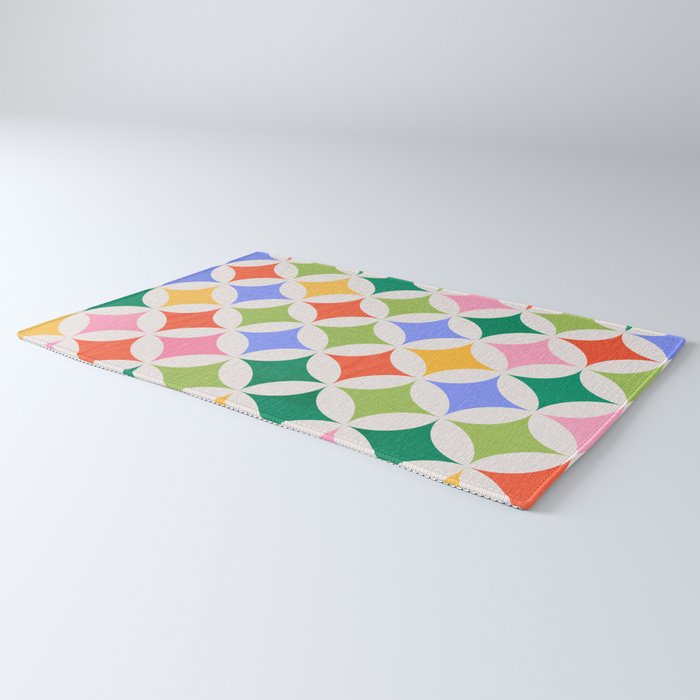 Festive Geometry Pattern Rug Gallery Image 3