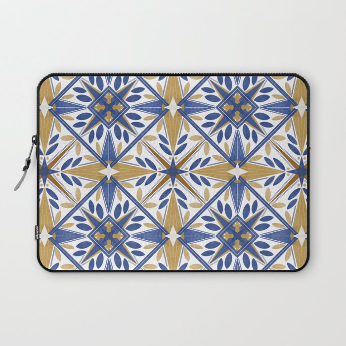 Geometric modern tile B Laptop Sleeve Gallery Image 1