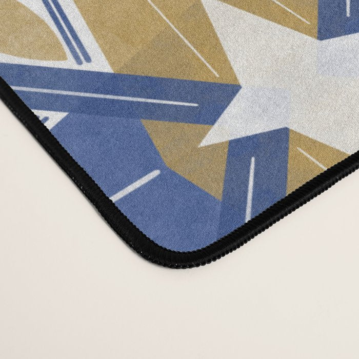 Geometric modern tile B Desk Mat Gallery Image 4