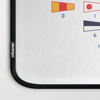 Maritime Nautical Signal Flags Chart - White Laptop Sleeve Gallery Image 3