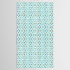Sky Blue Moroccan Geometric Birds in Flight Tablecloth Gallery Image 2