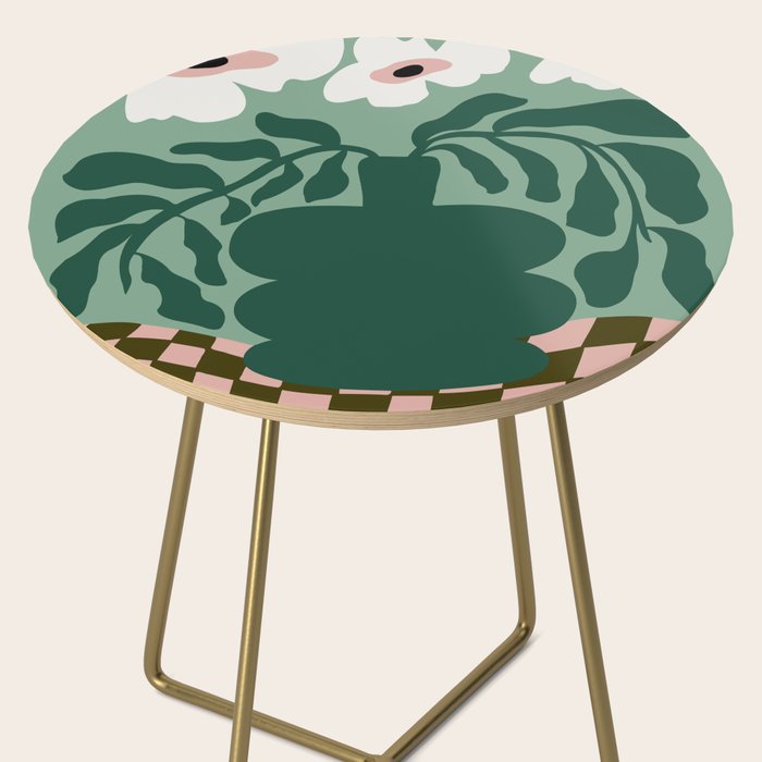 Bold Blossom Pottery Side Table Gallery Image 2